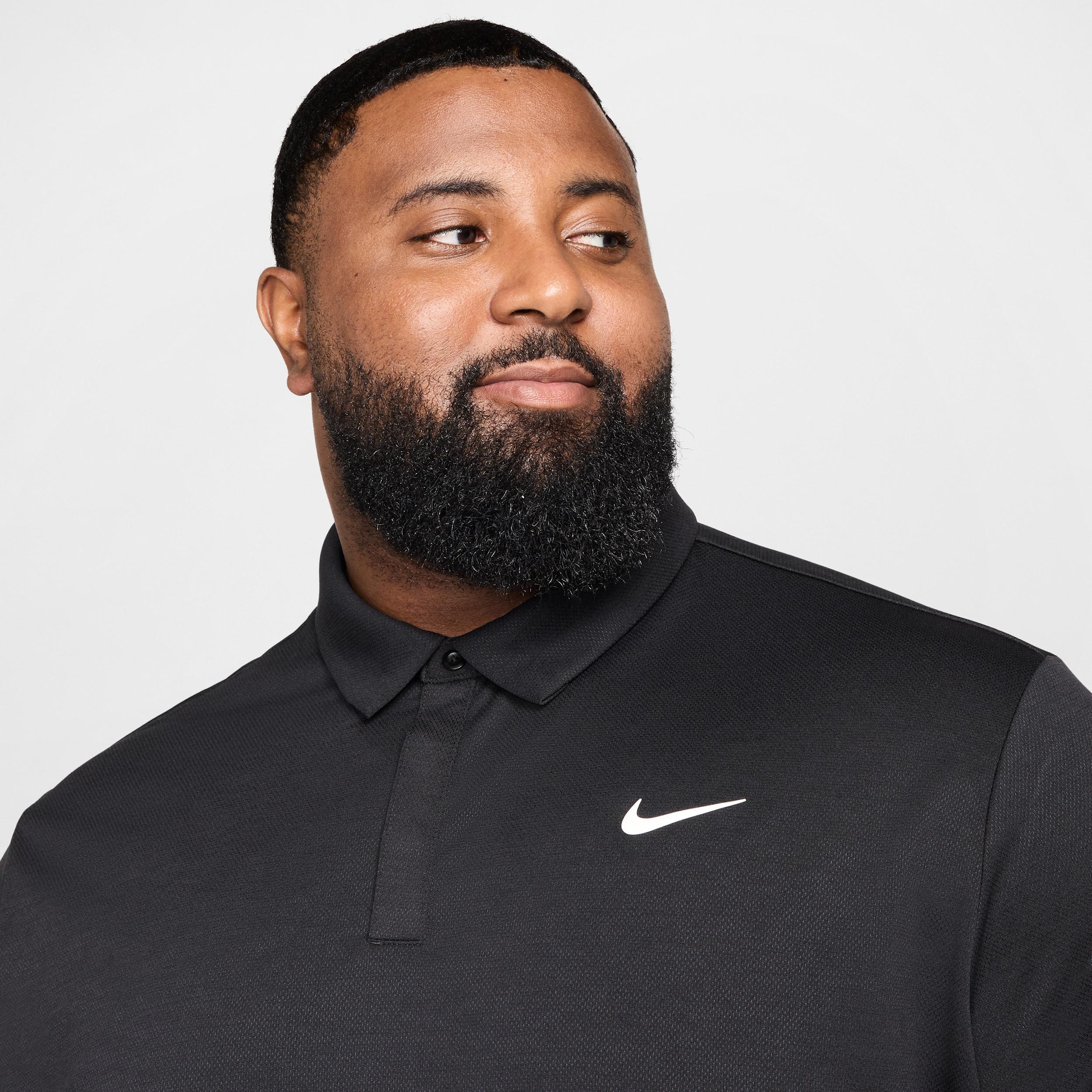 Nike Mens Tour Dri-FIT Jacquard Golf Polo | FZ7475-010 Product Image