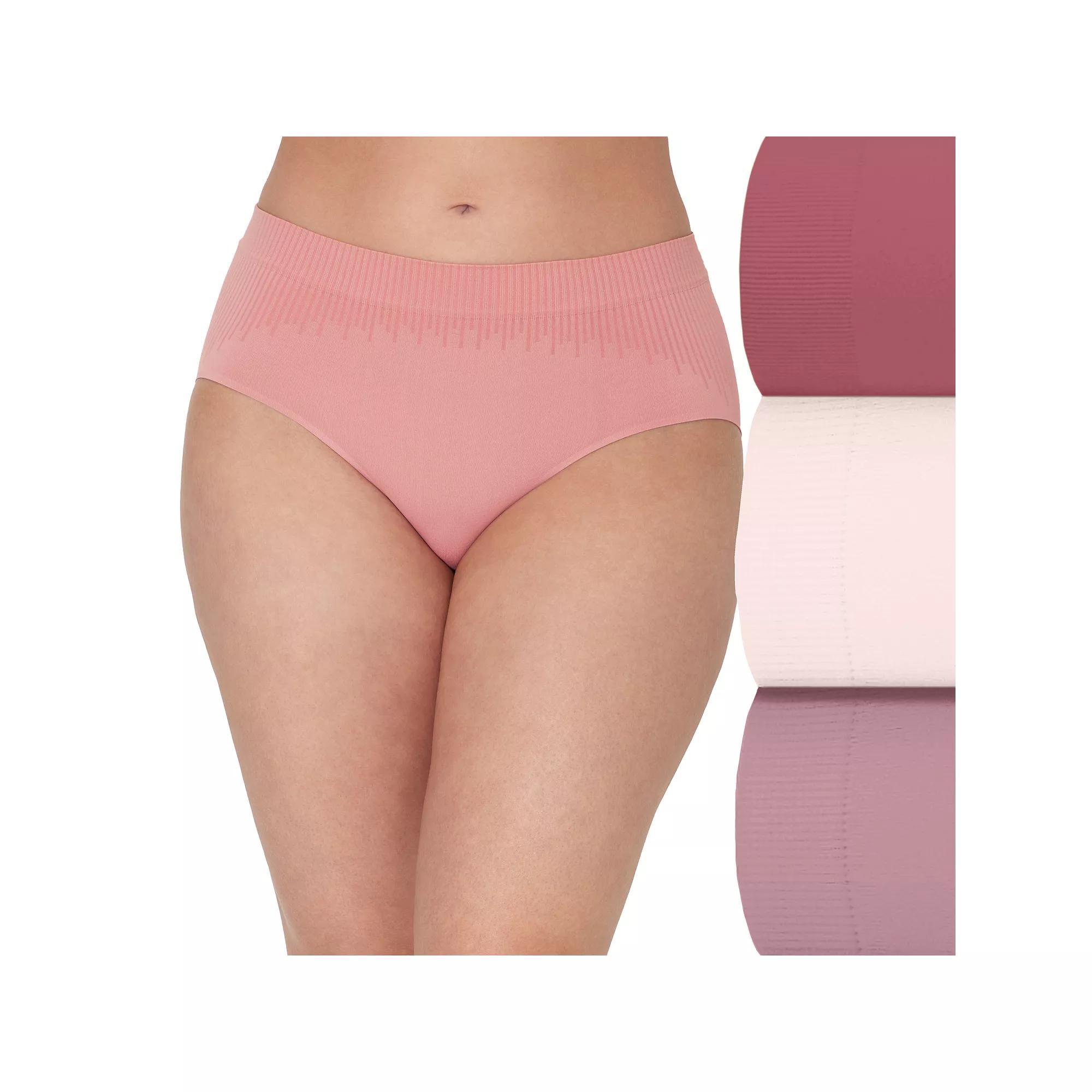 Bali Comfort Revolution 3-Pack Modern Seamless Brief Underwear DFMSB3, Women's,  Product Image