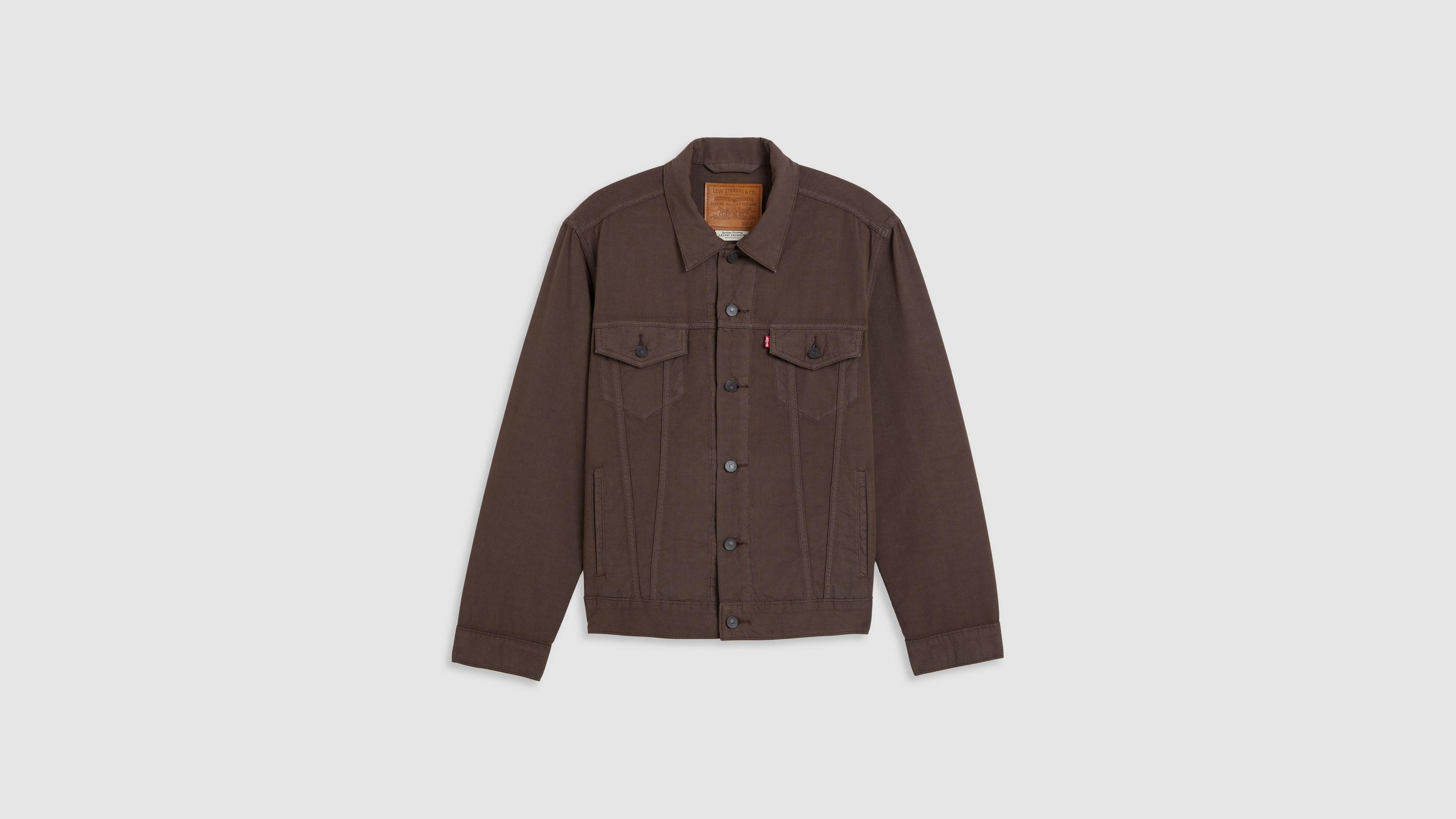 Cotton Linen Trucker Jacket Product Image