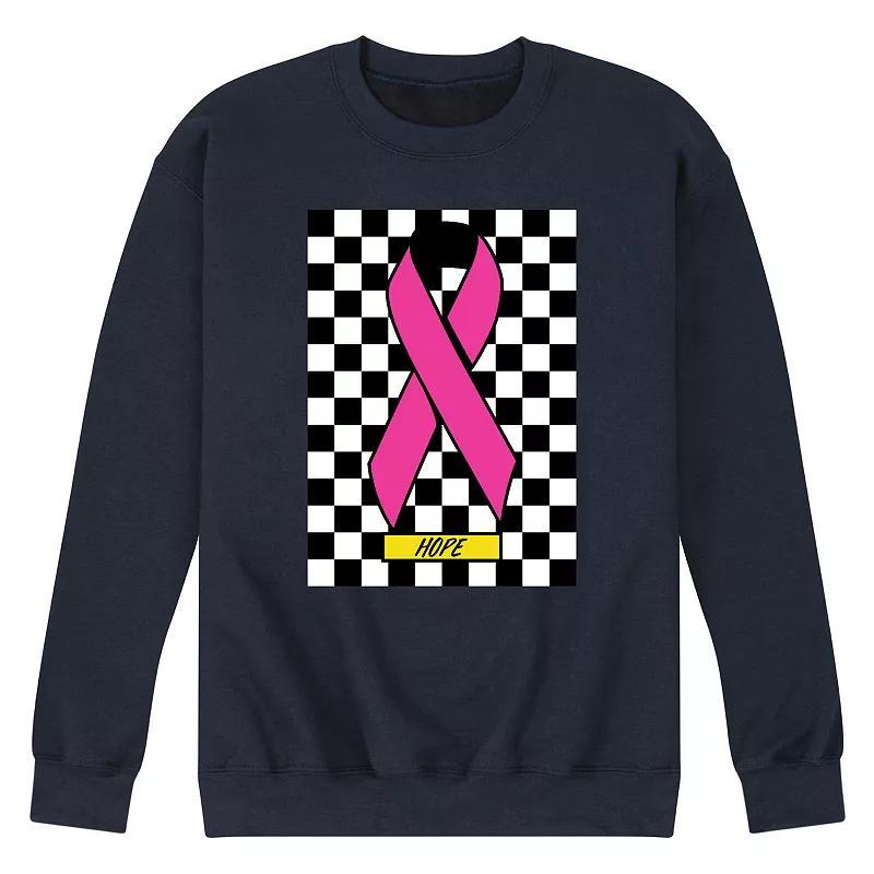 Mens Ribbon Fleece Sweatshirt Pink Product Image