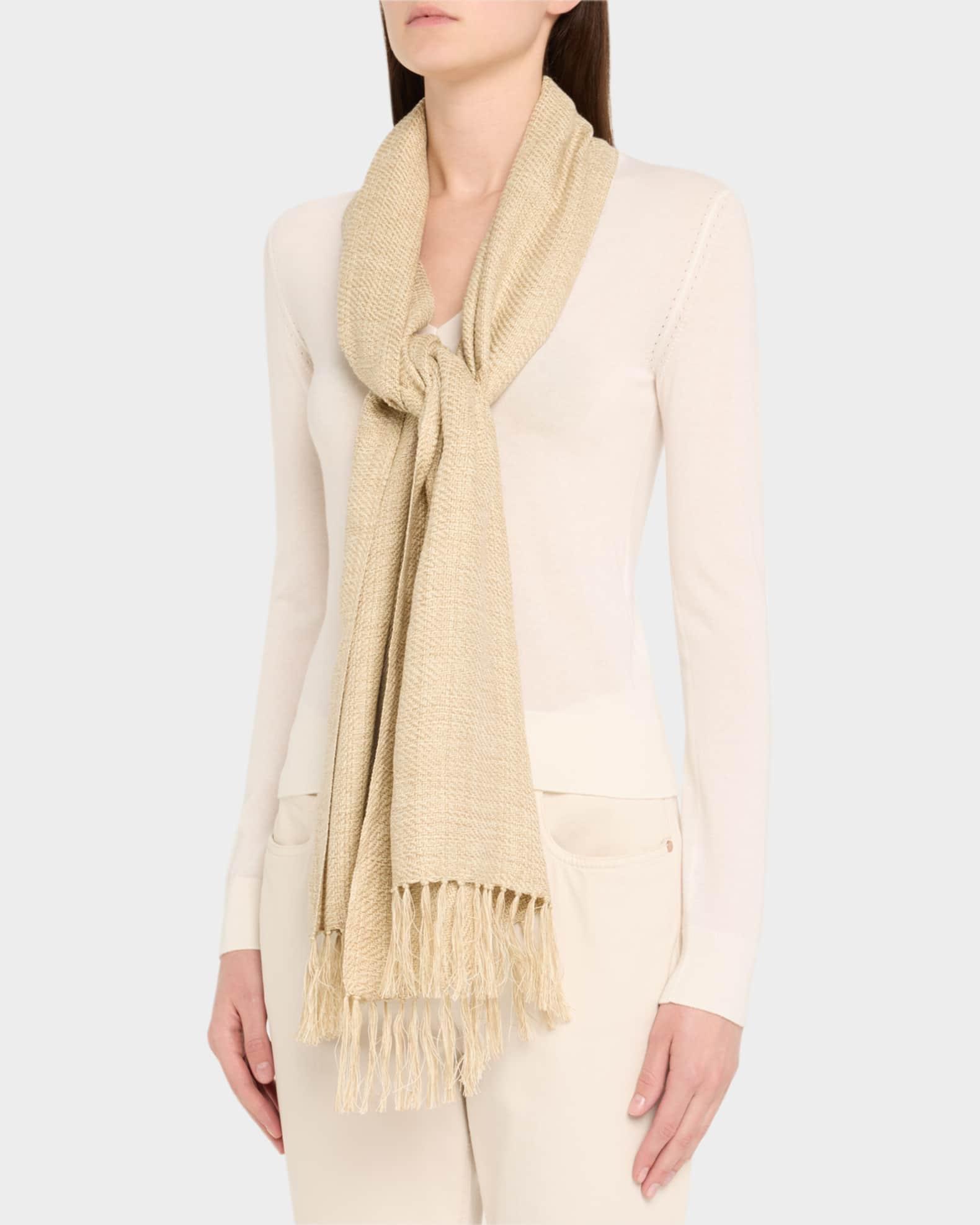 Natte Tweed Fringe Scarf Product Image
