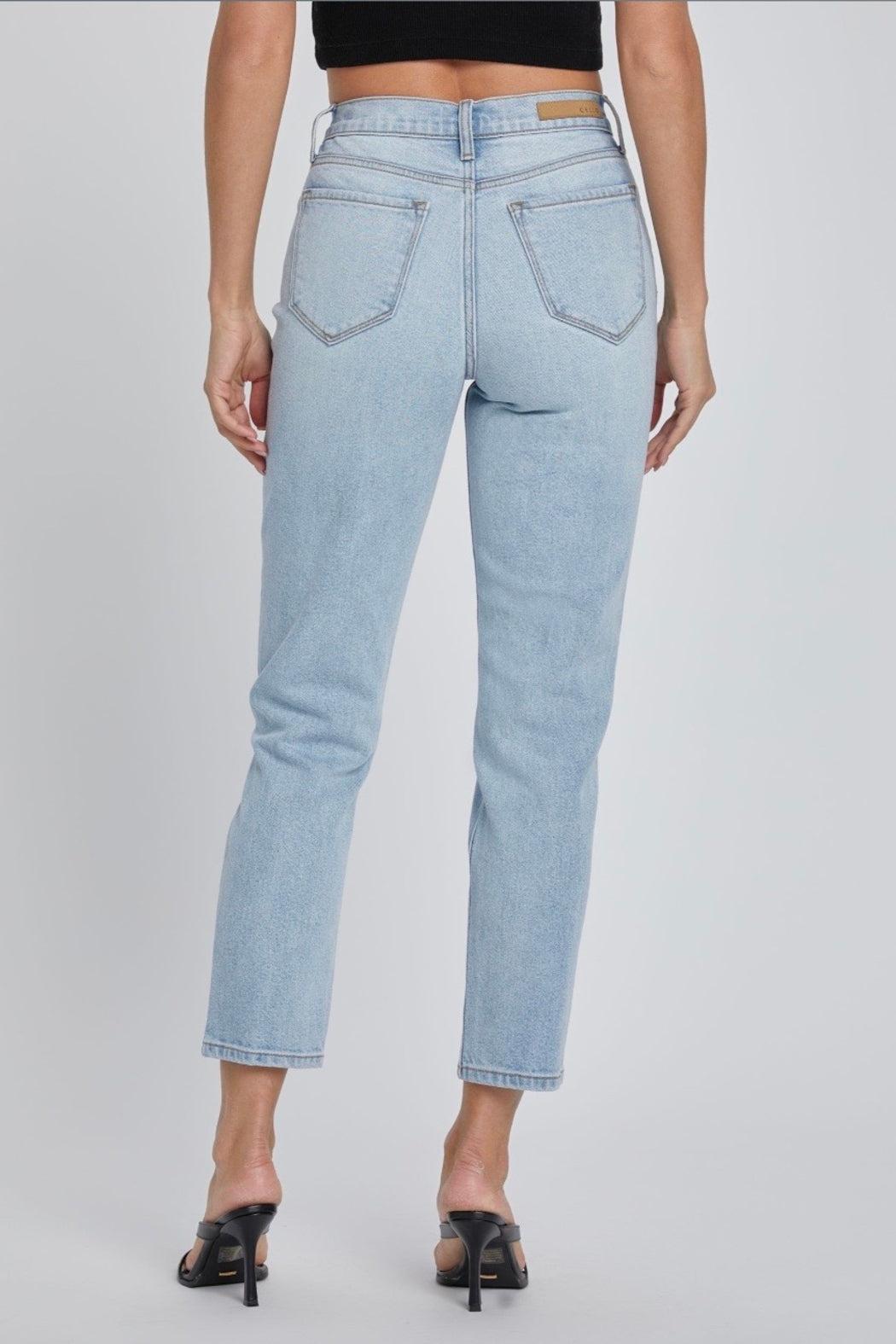 High Rise Mom Jean with Ankle Length Product Image