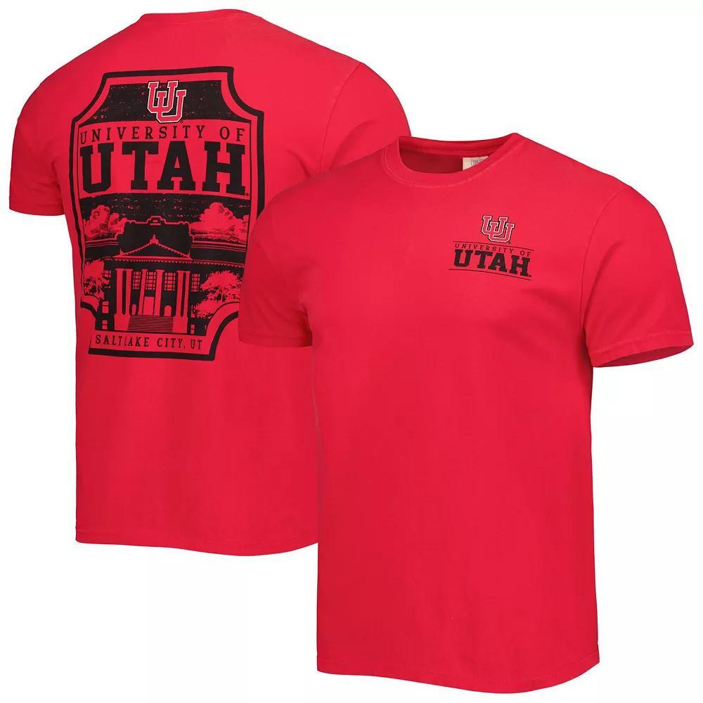 Men's Red Utah Utes Logo Campus Icon T-Shirt, Size: Medium, Ute Red Product Image