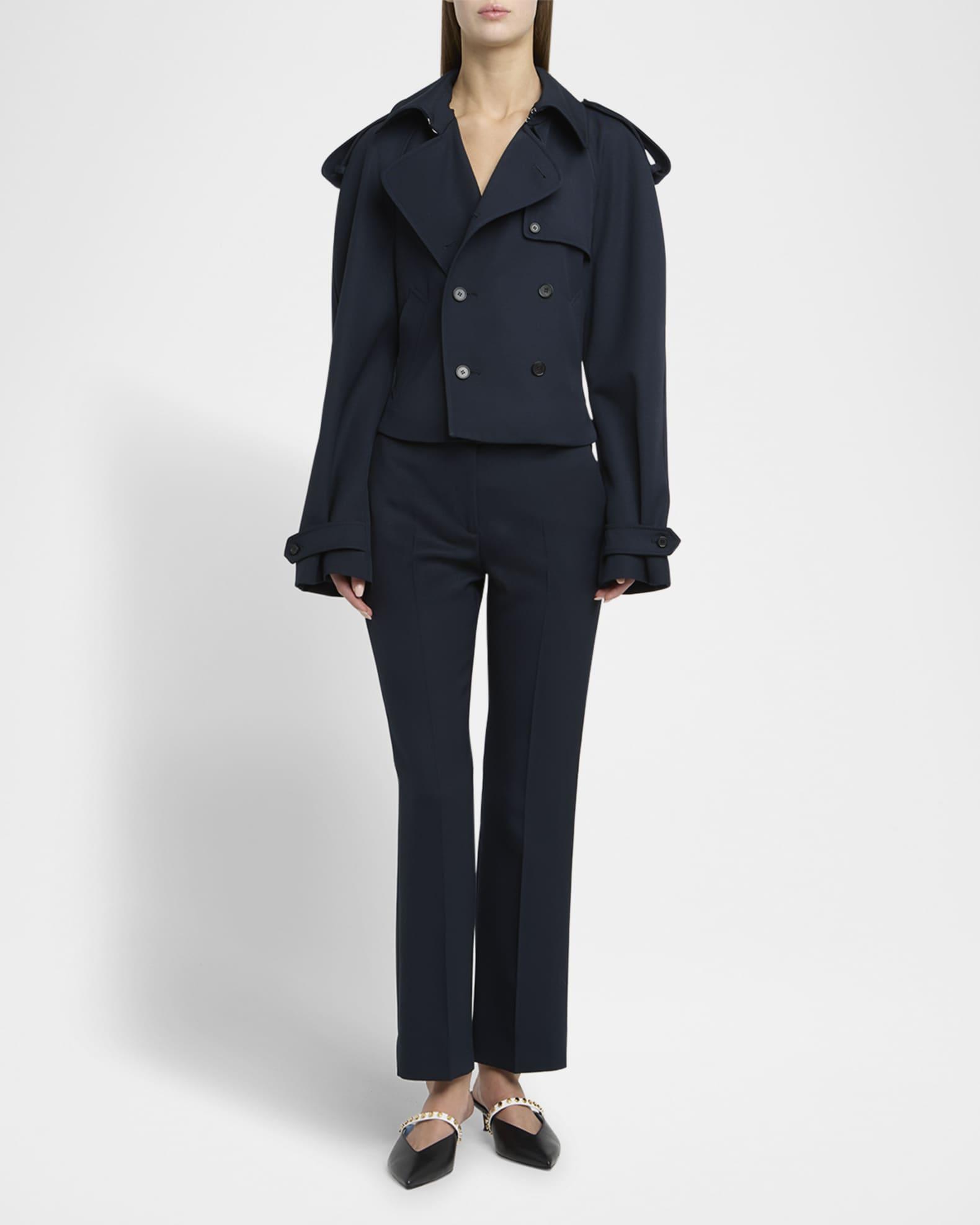 Cropped Flare Trousers Product Image