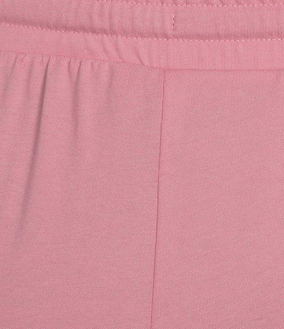 N by Natori Solid Knit Drawstring Tie Waist Side Pocket Coordinating Cropped Lounge Pant Product Image