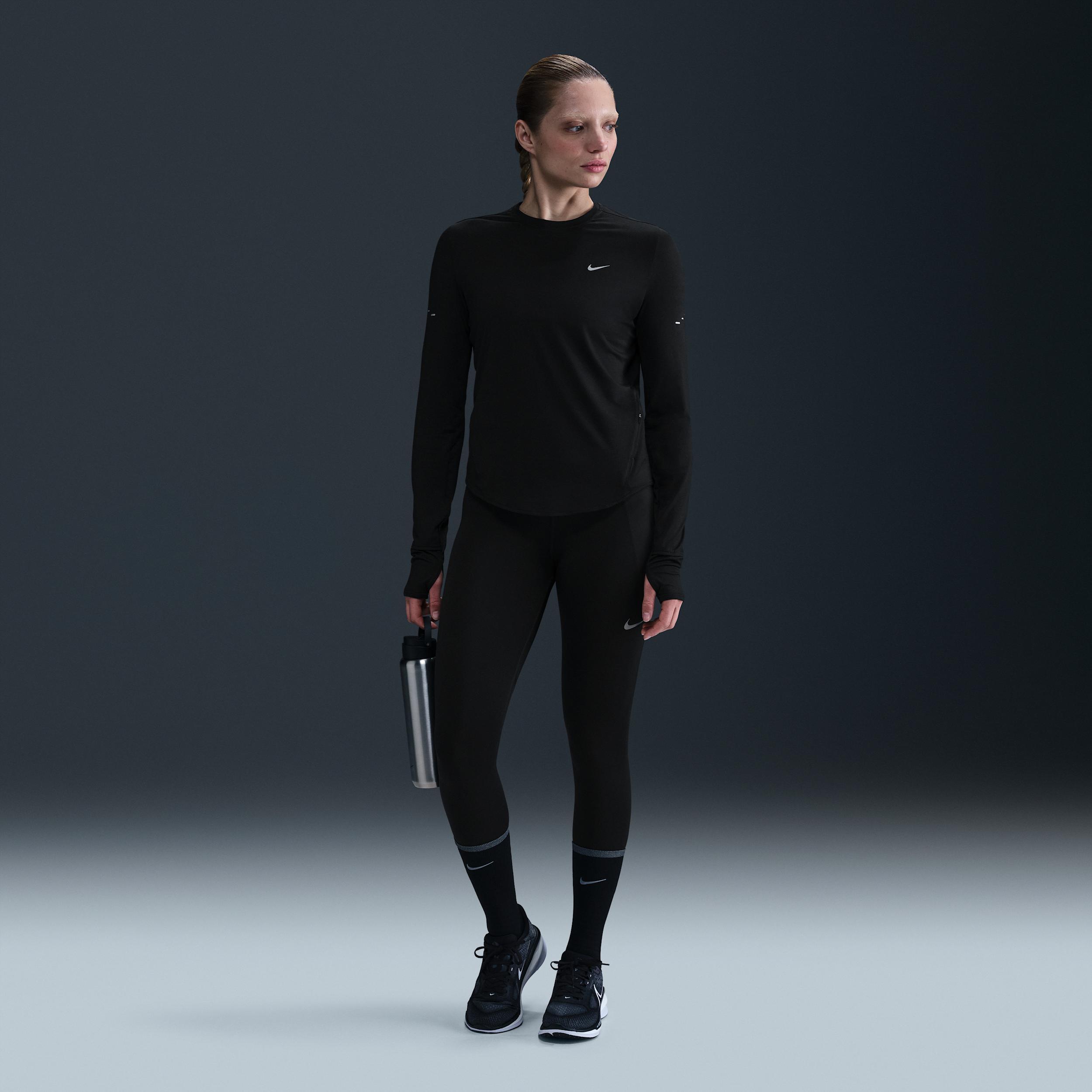 Nike Women's Swift Dri-FIT UV Long-Sleeve Crew-Neck Running Top Product Image