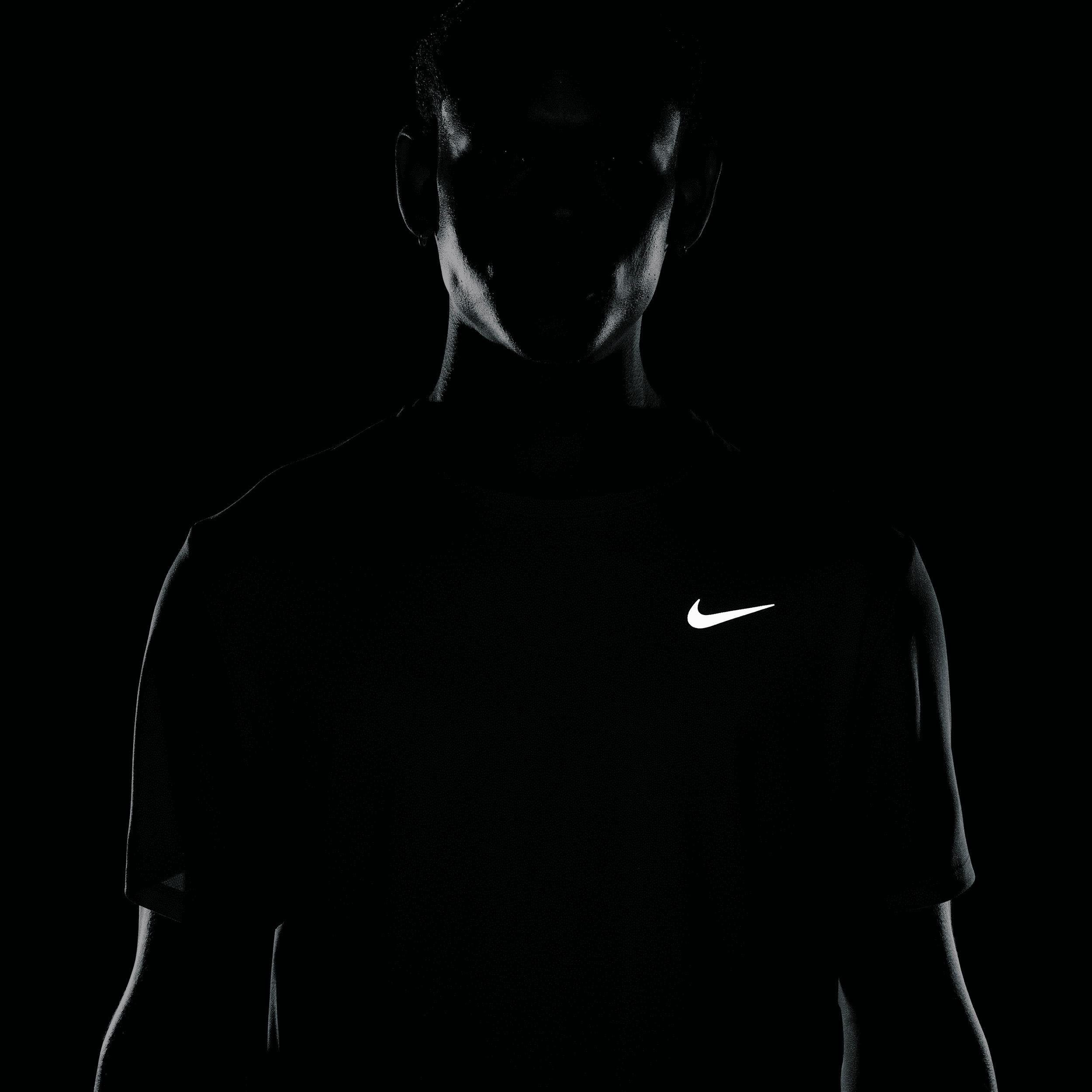 Nike Mens Miler Dri-FIT UV Short-Sleeve Running Top | DV9315-345 Product Image