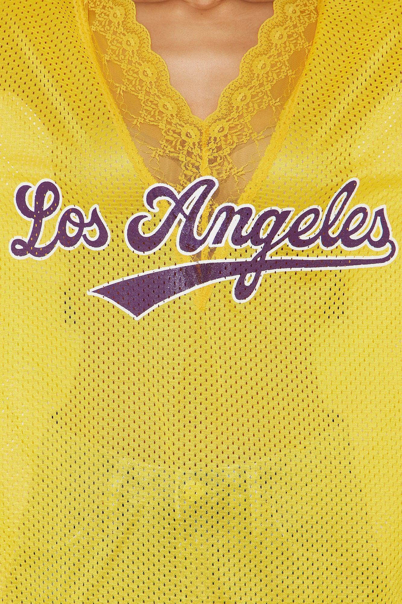 Team LA Jersey Tee - Yellow Product Image