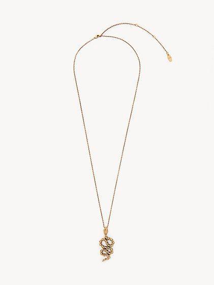 The Chloé Snake pendant necklace Product Image