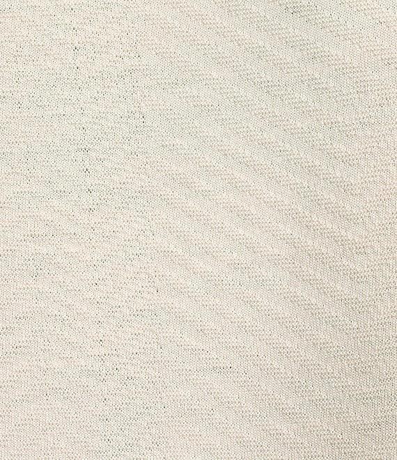 Murano Solid Performance Textured Pattern Long Sleeve Mock Neck Sweater Product Image