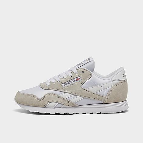 Womens Reebok Classic Nylon Athletic Shoe - Chalk / White Product Image