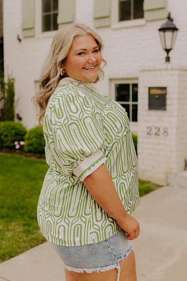 Art Deco Chic Shift Top Curves Product Image