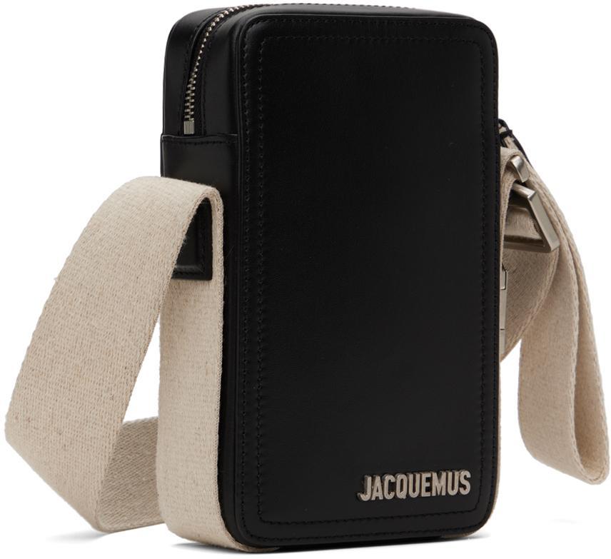 JACQUEMUS Black Les Classiques 'le Cuerda Vertical' Pouch In 990 Black Product Image