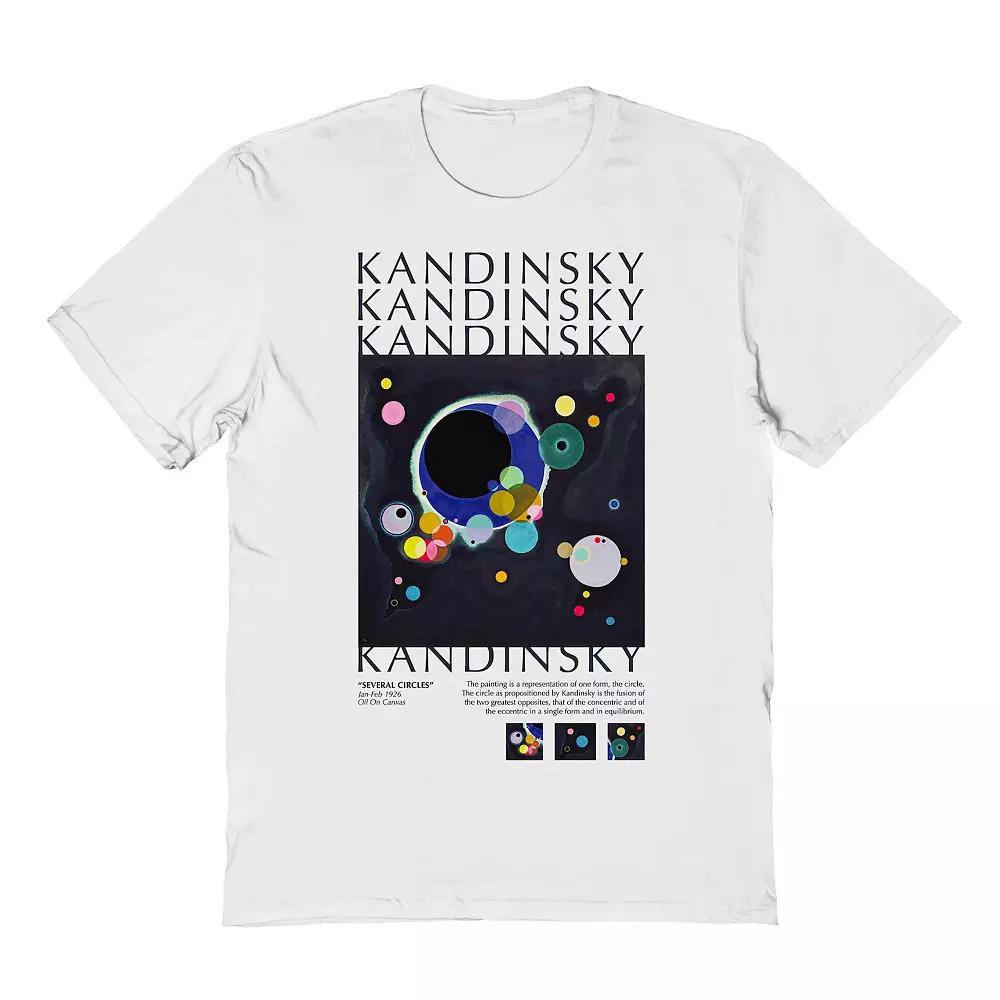 Men's Kandinsky Graphic Tee, Size: Small, White Product Image