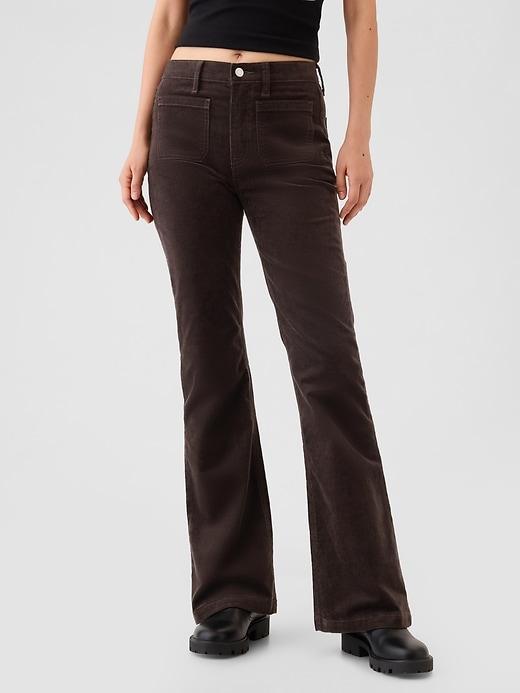 High Rise Corduroy '70s Flare Pants Product Image