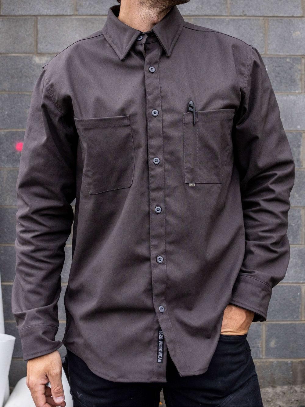 Button Down Work Shirt Product Image