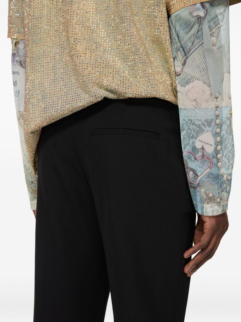 zip-fly trousers Product Image