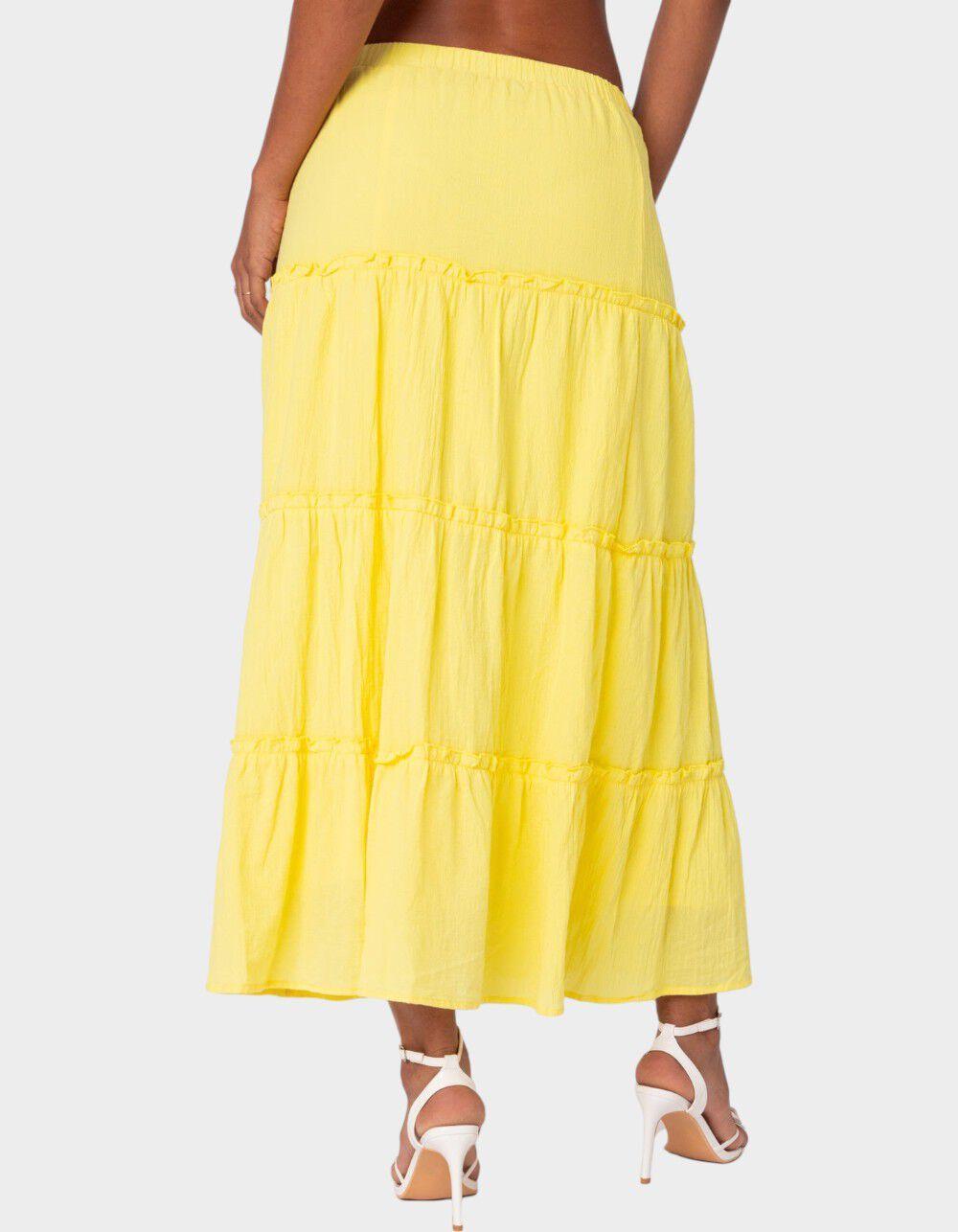 EDIKTED Charlotte Tiered Maxi Skirt Product Image