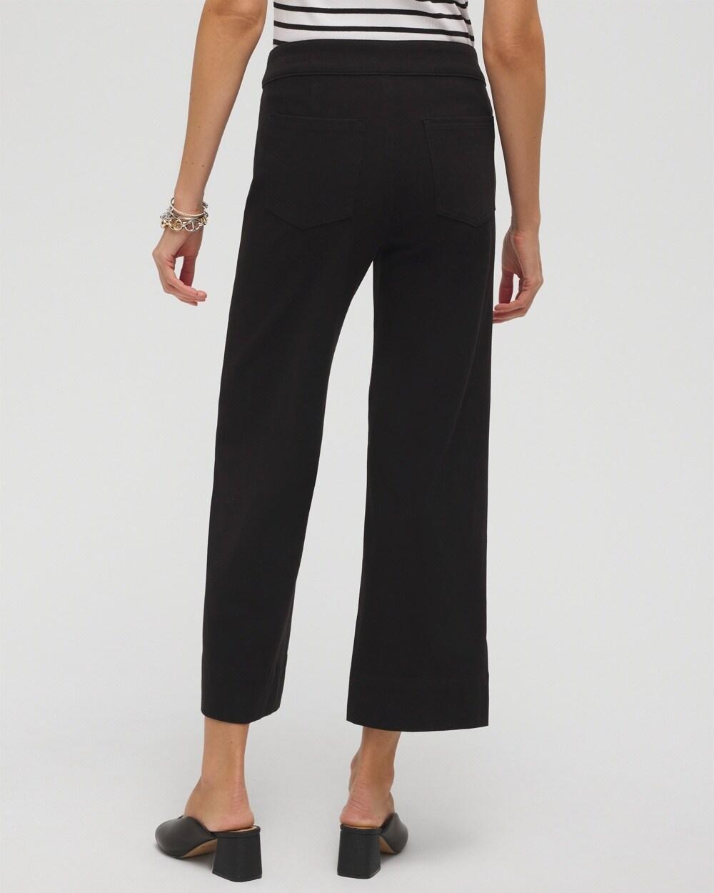 Poplin Cropped Pants Product Image