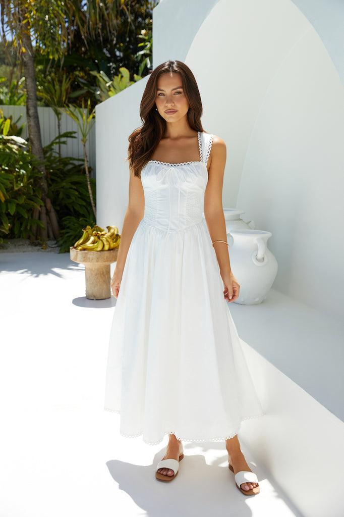 Seraphina Maxi Dress White Product Image