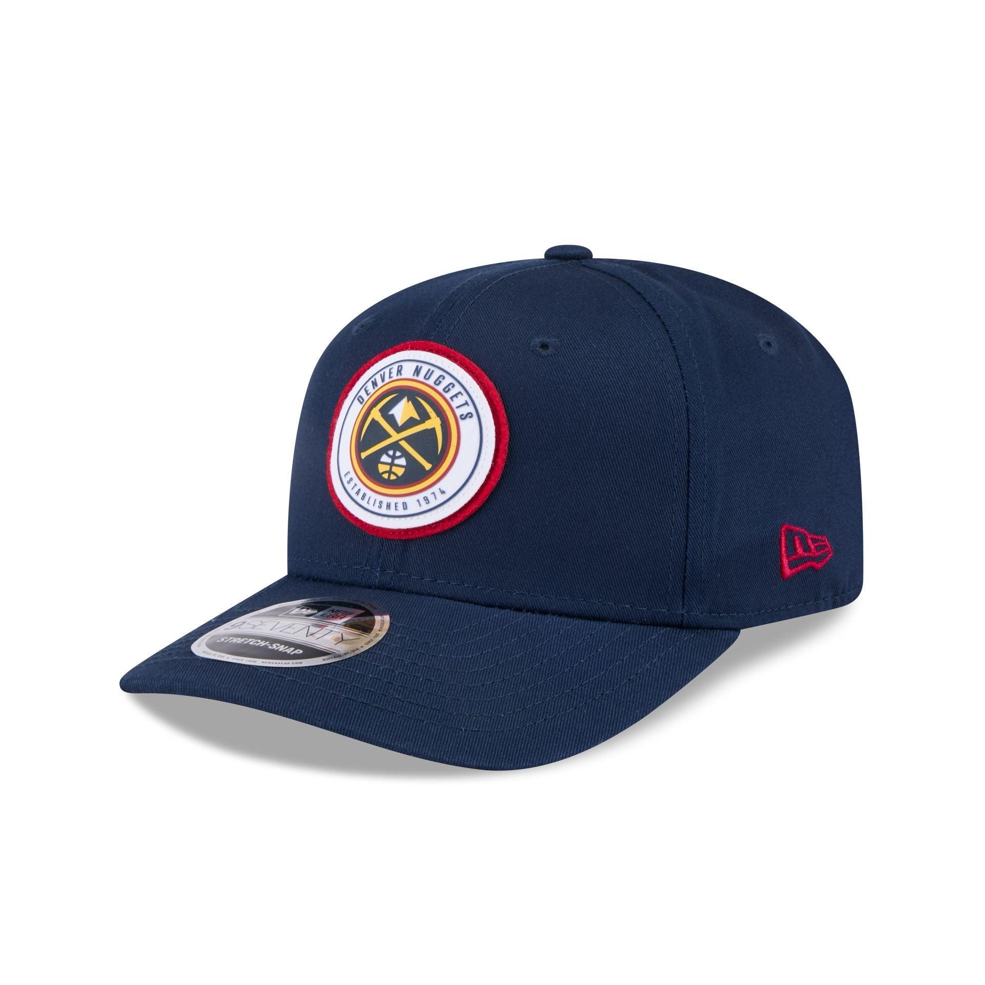 Denver Nuggets Circle Patch 9SEVENTY Stretch-Snap Hat Male Product Image