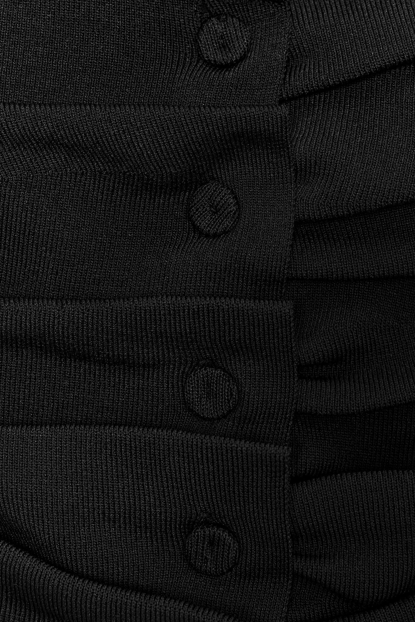 RUCHED KNIT HALTER TOP Product Image