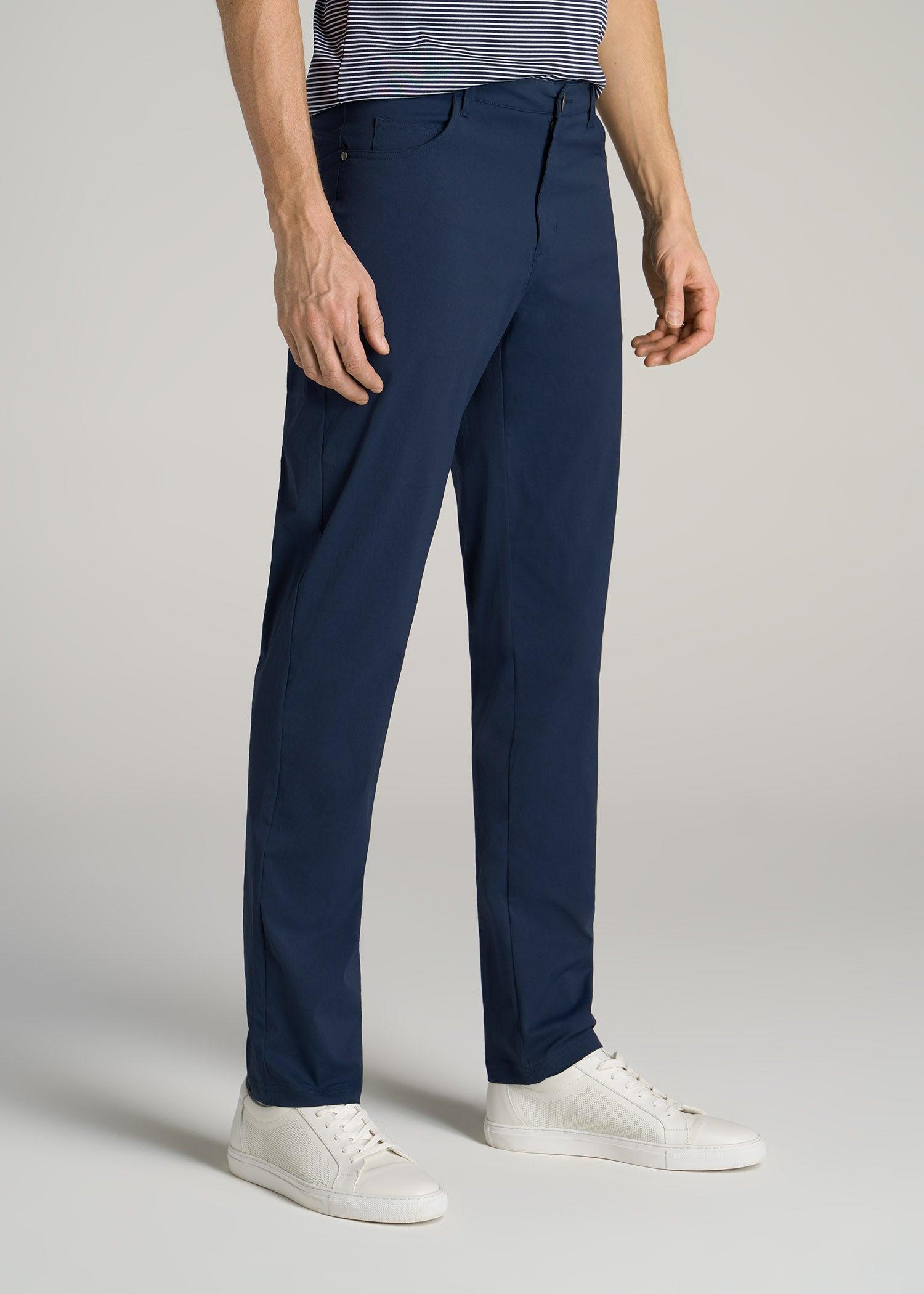 TAPERED-FIT Traveler Pants for Tall Men in Black Product Image