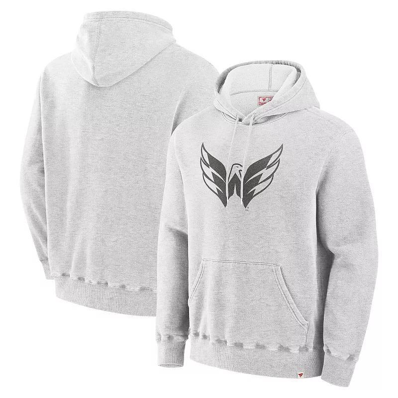 Mens Fanatics Cream Washington Capitals Pullover Hoodie Product Image