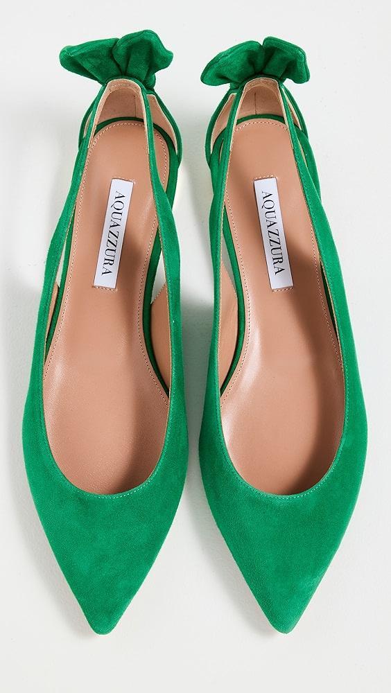 Aquazzura Bow Tie Ballet Flats | Shopbop Product Image