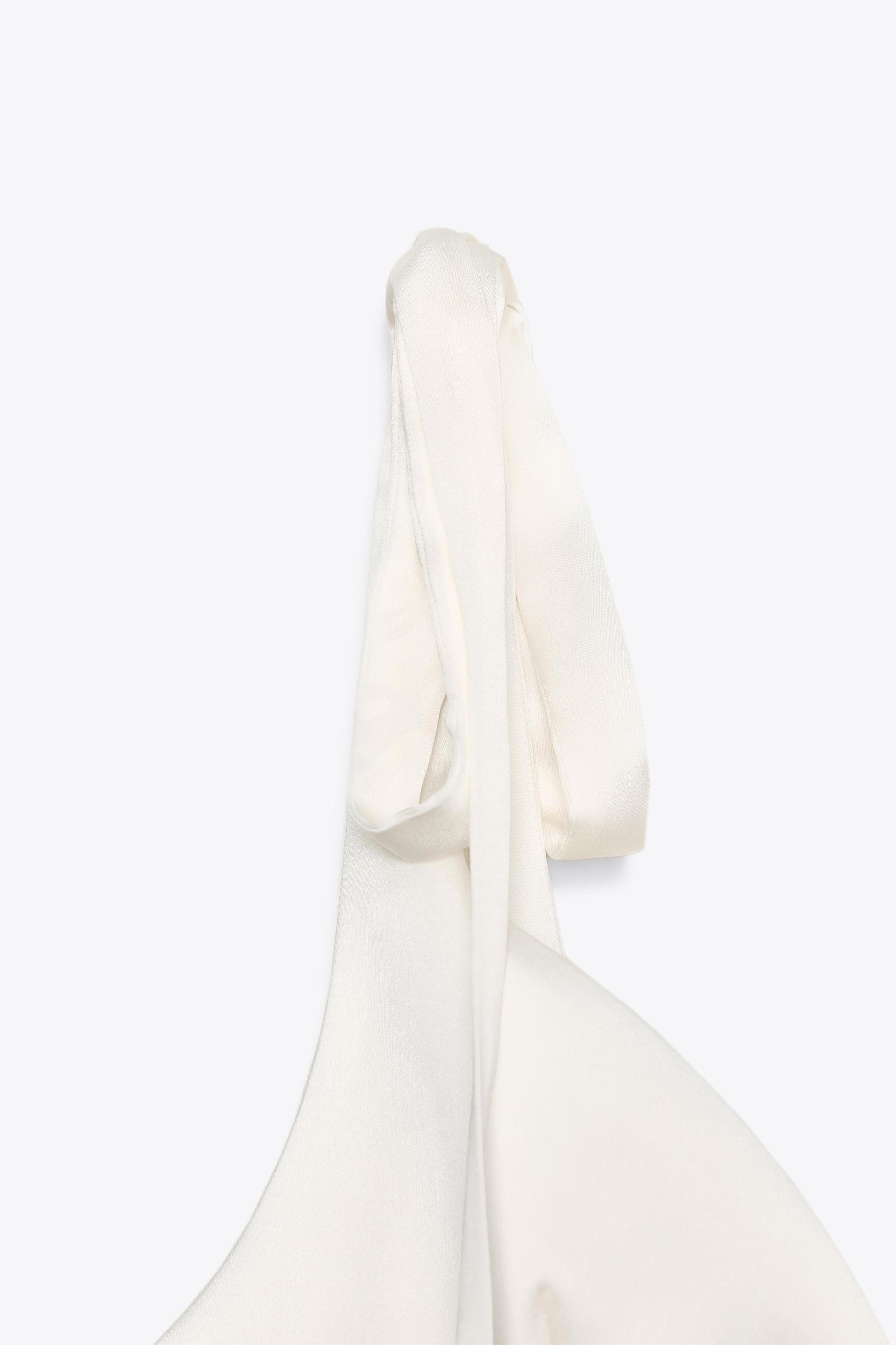 SATIN EFFECT BOW TOP Product Image