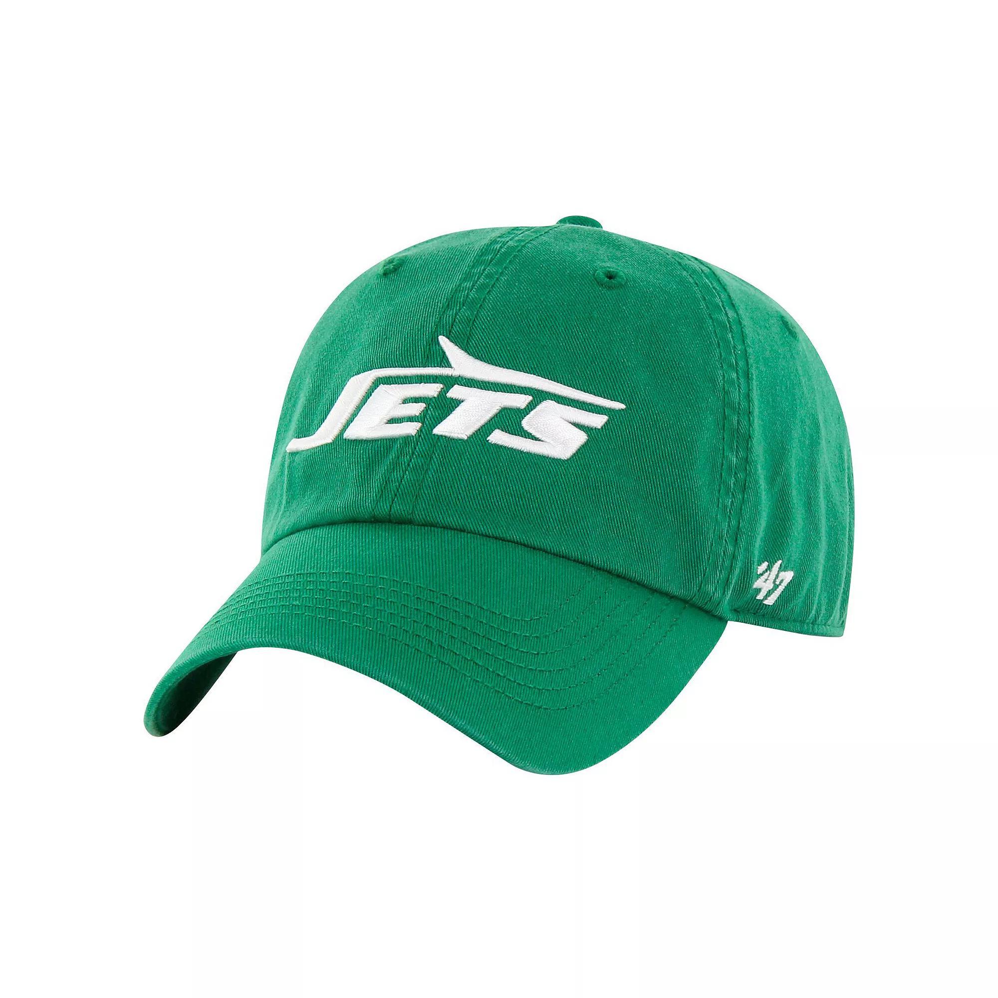 Men's '47 Kelly Green New York Jets Classic Franchise Legacy Fitted Hat, Size: Small Product Image