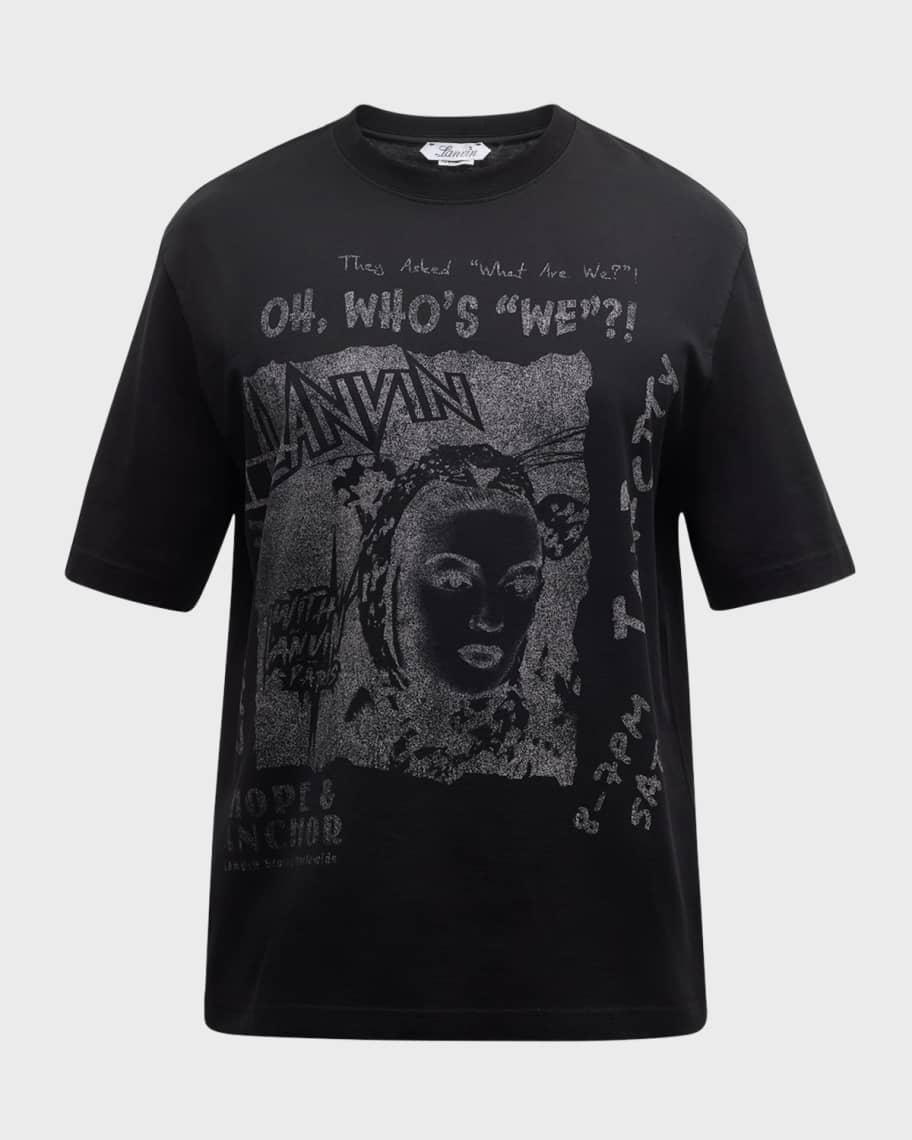 Mens Lanvin x Future Unisex Classic Printed T-Shirt Product Image