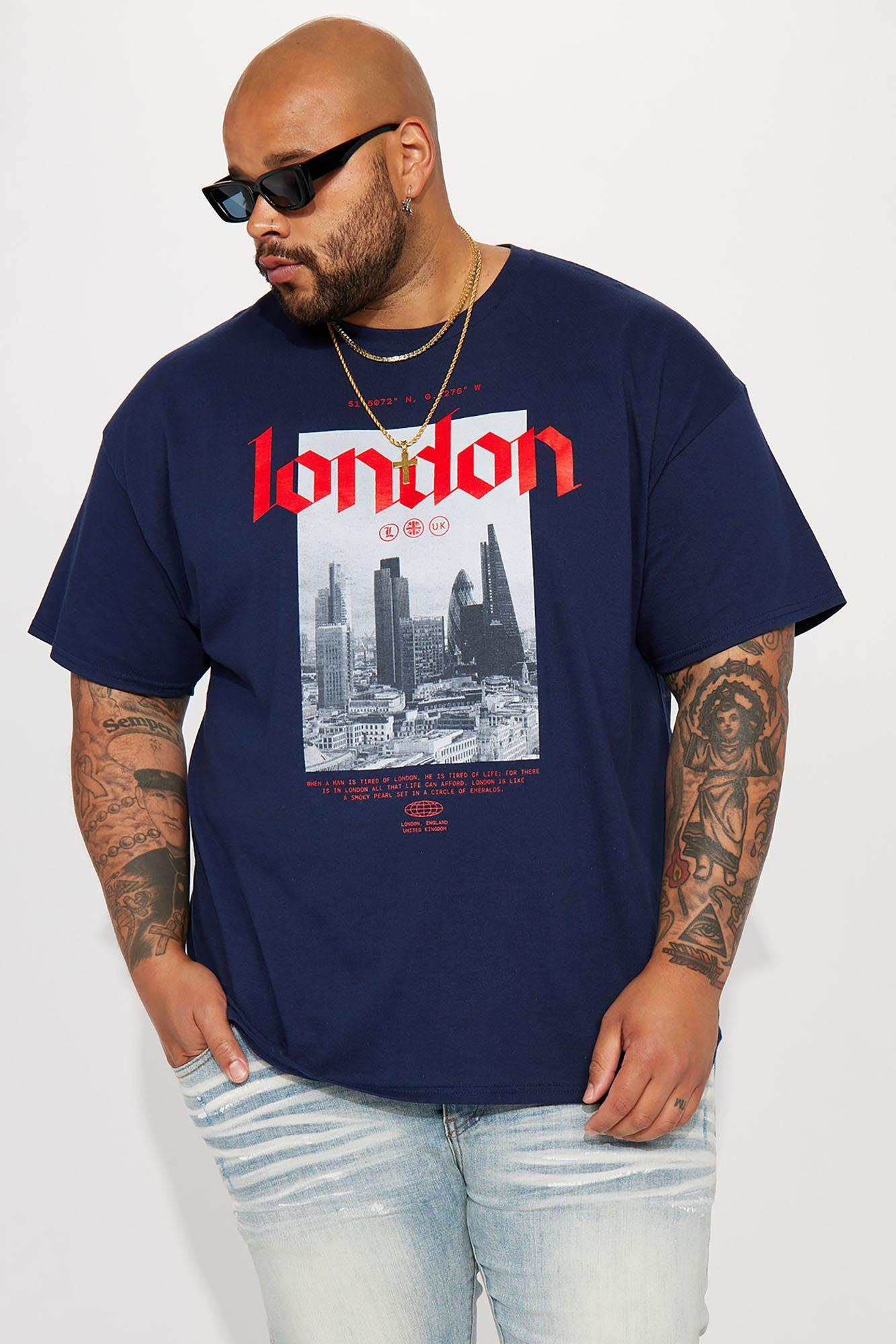 London Short Sleeve Tee - Navy Product Image