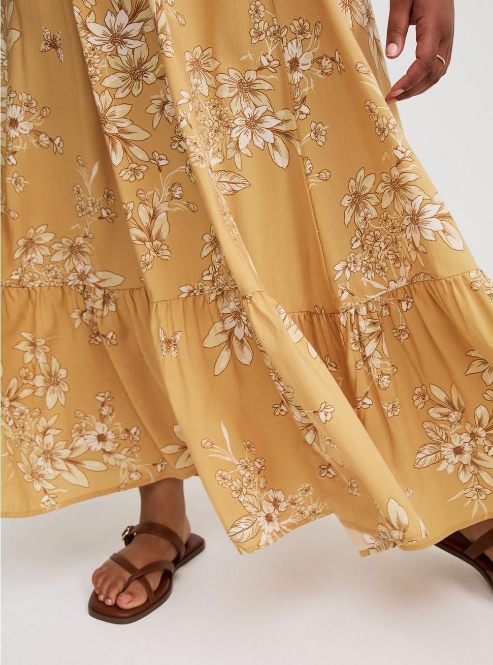 Tiered Trapeze Maxi Dress Product Image