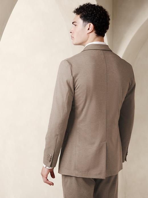 Tailored-Fit Knit Suit Jacket Product Image