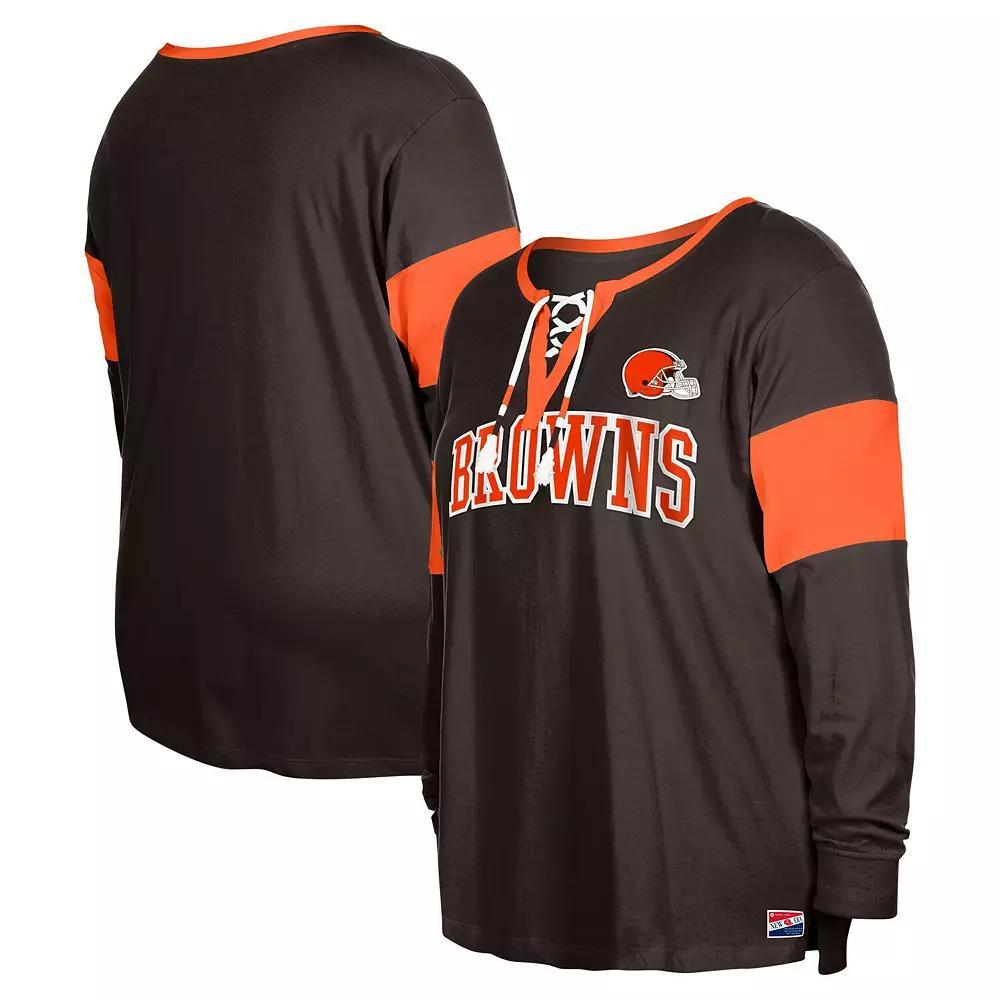Women's New Era Brown Cleveland Browns Plus  Product Image