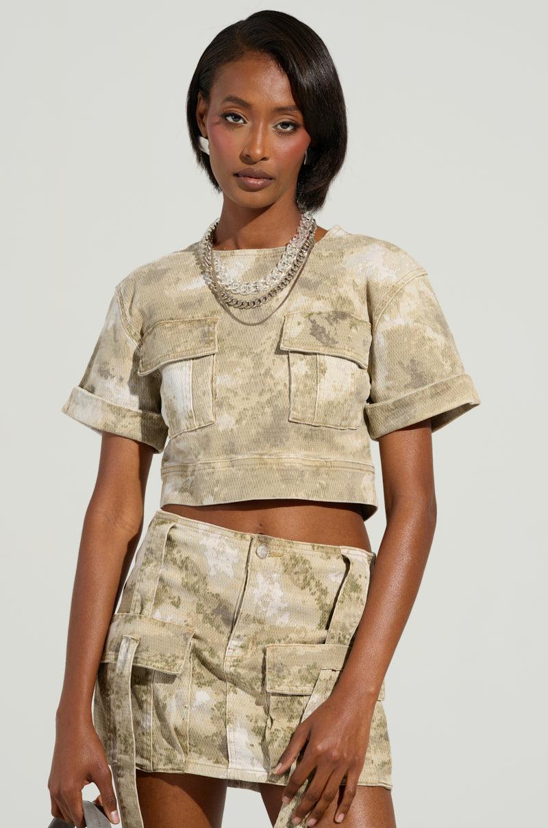 READY FOR WHATEVER CAMO SHORT SLEEVE SHIRT Product Image