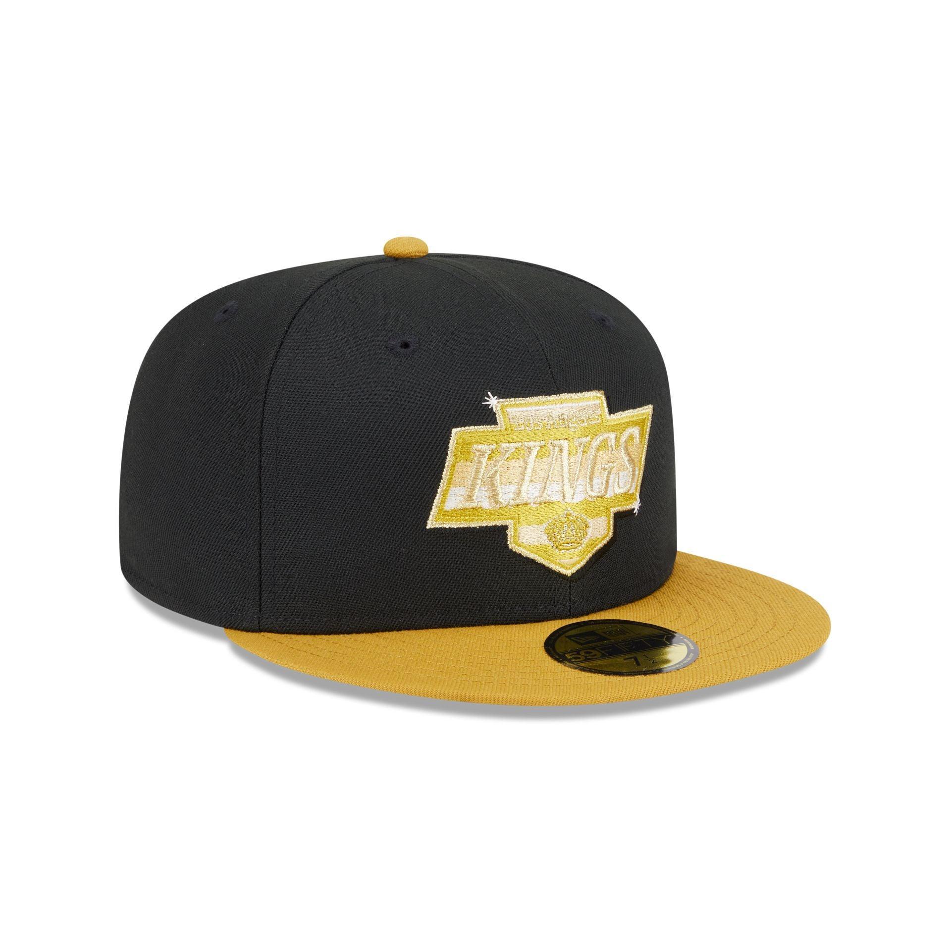 Los Angeles Kings Metallic Gold Logo 59FIFTY Fitted Hat Male Product Image