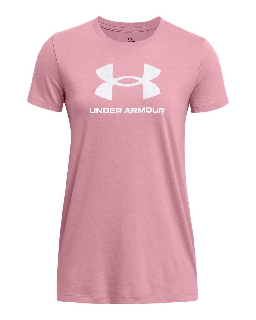 Women's UA Big Logo Graphic PF Short Sleeve Product Image