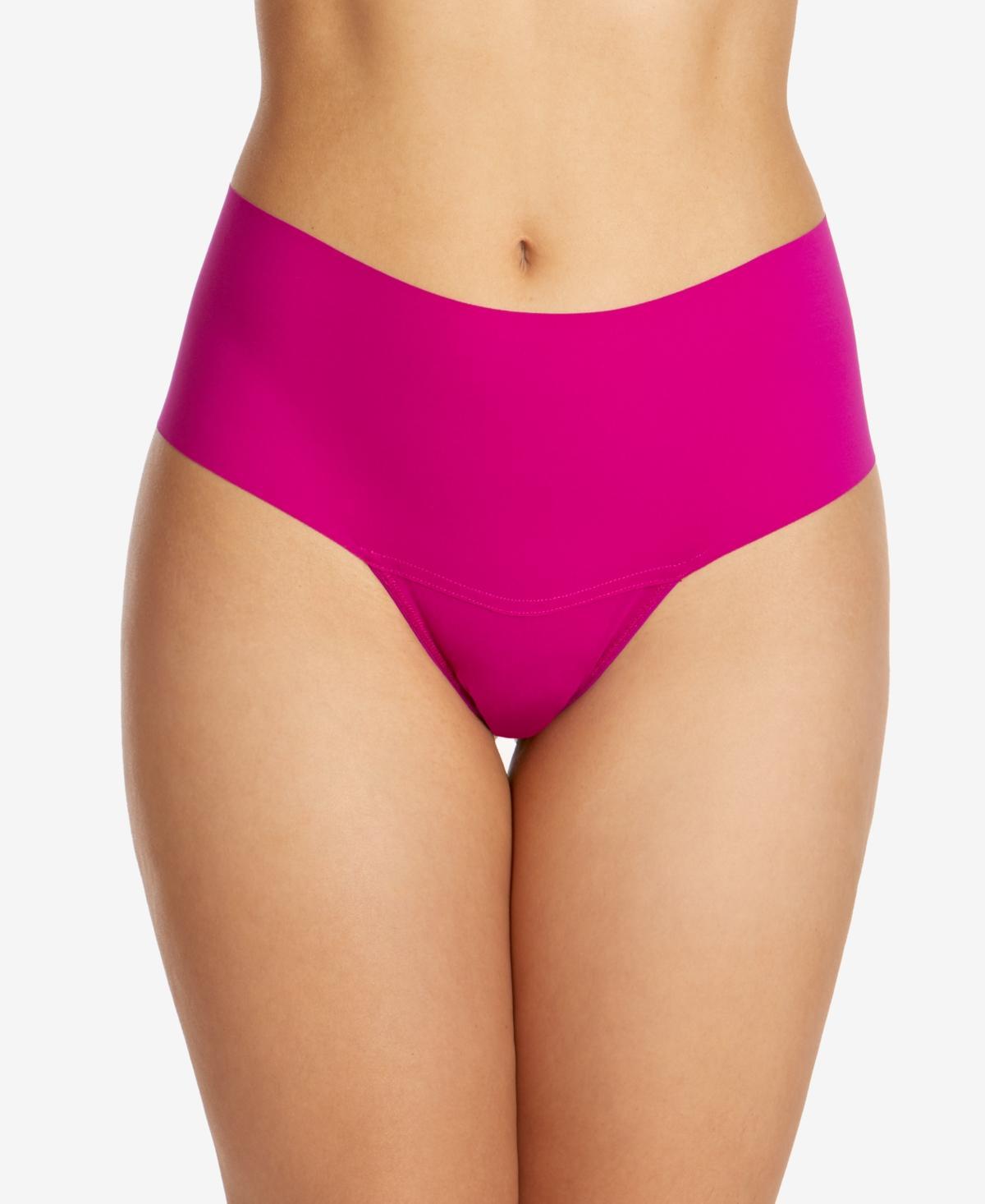 Hanky Panky Womens BreatheSoft Hi-Rise Thong Product Image