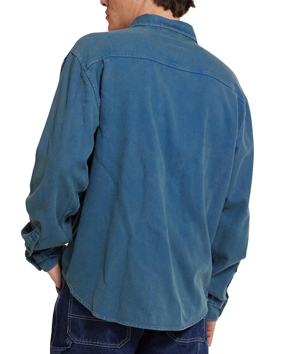 Keon Flannel Shirt - Moroccan Blue Product Image