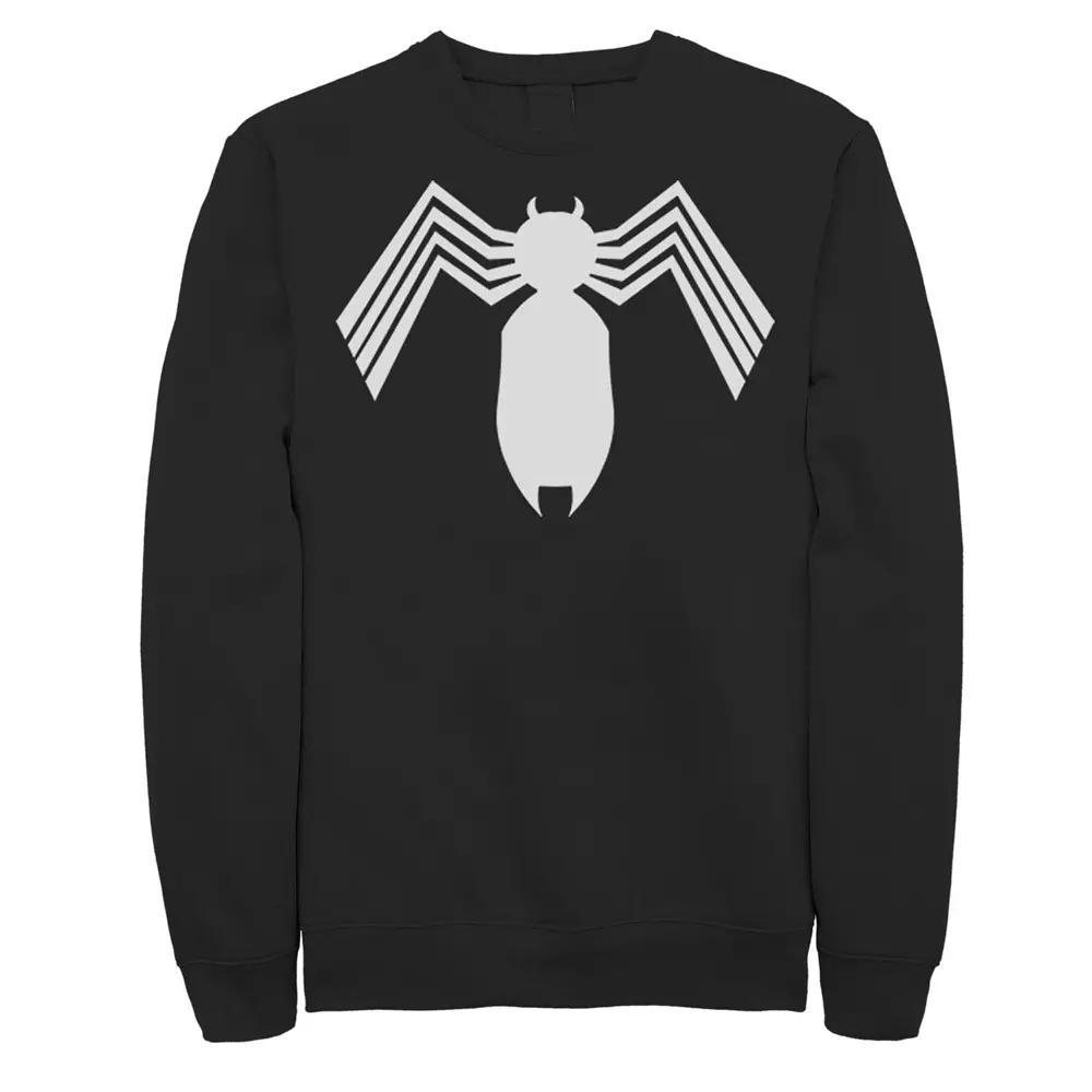 Men's Marvel Spider-Man Arachnid All White Logo Sweatshirt,  Product Image