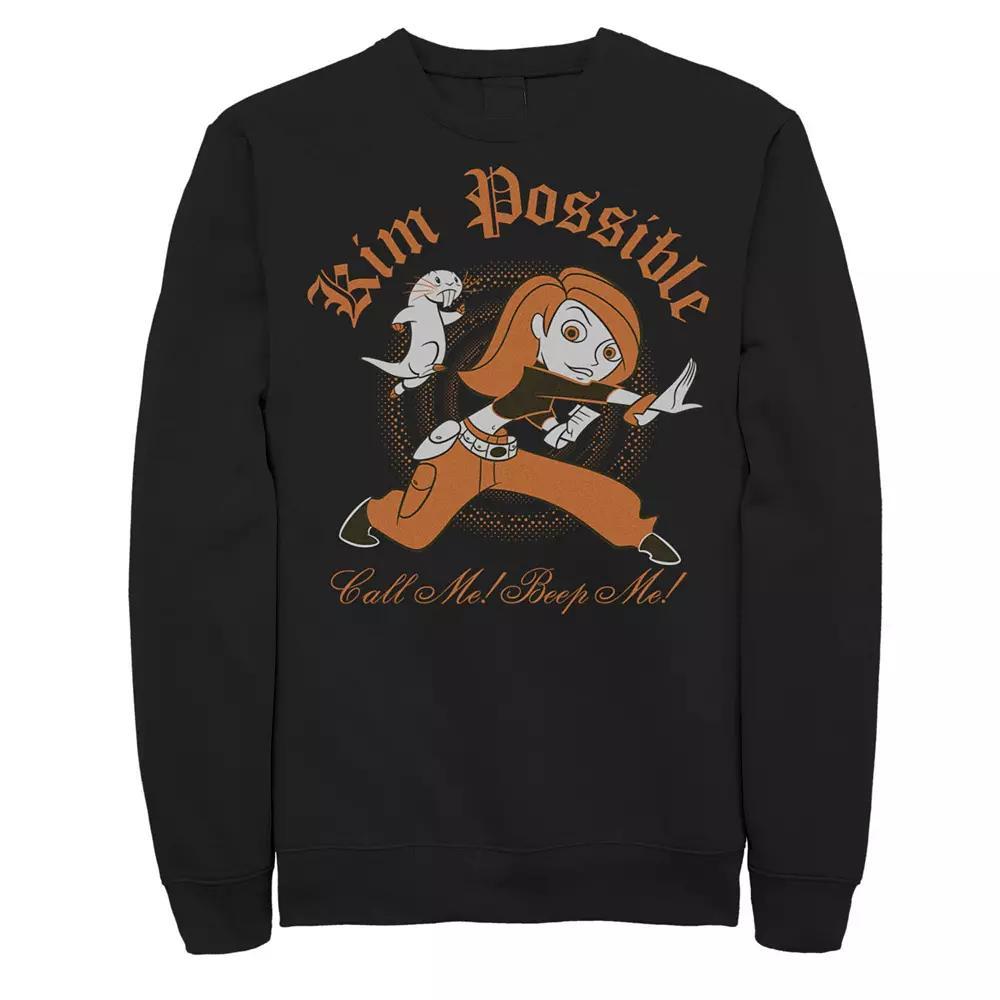 Men's Disney's Kim Possible Call Me Beep Me Sweatshirt,  Product Image