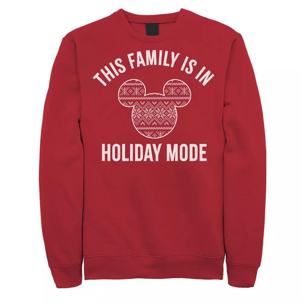 Disney's Mickey and Friends Christmas Family Holiday Mode Men's Sweatshirt,  Product Image