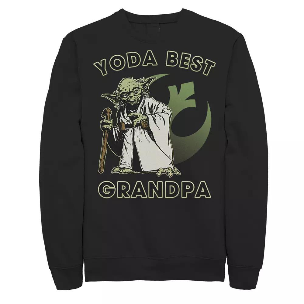 Men's Star Wars Yoda Best Uncle Rebel Logo Sweatshirt,  Product Image