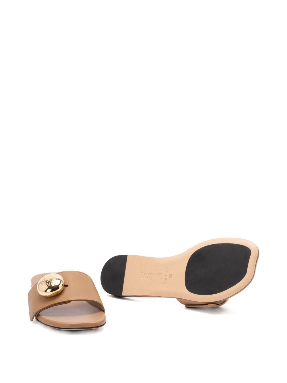 Pebble leather sandals Product Image
