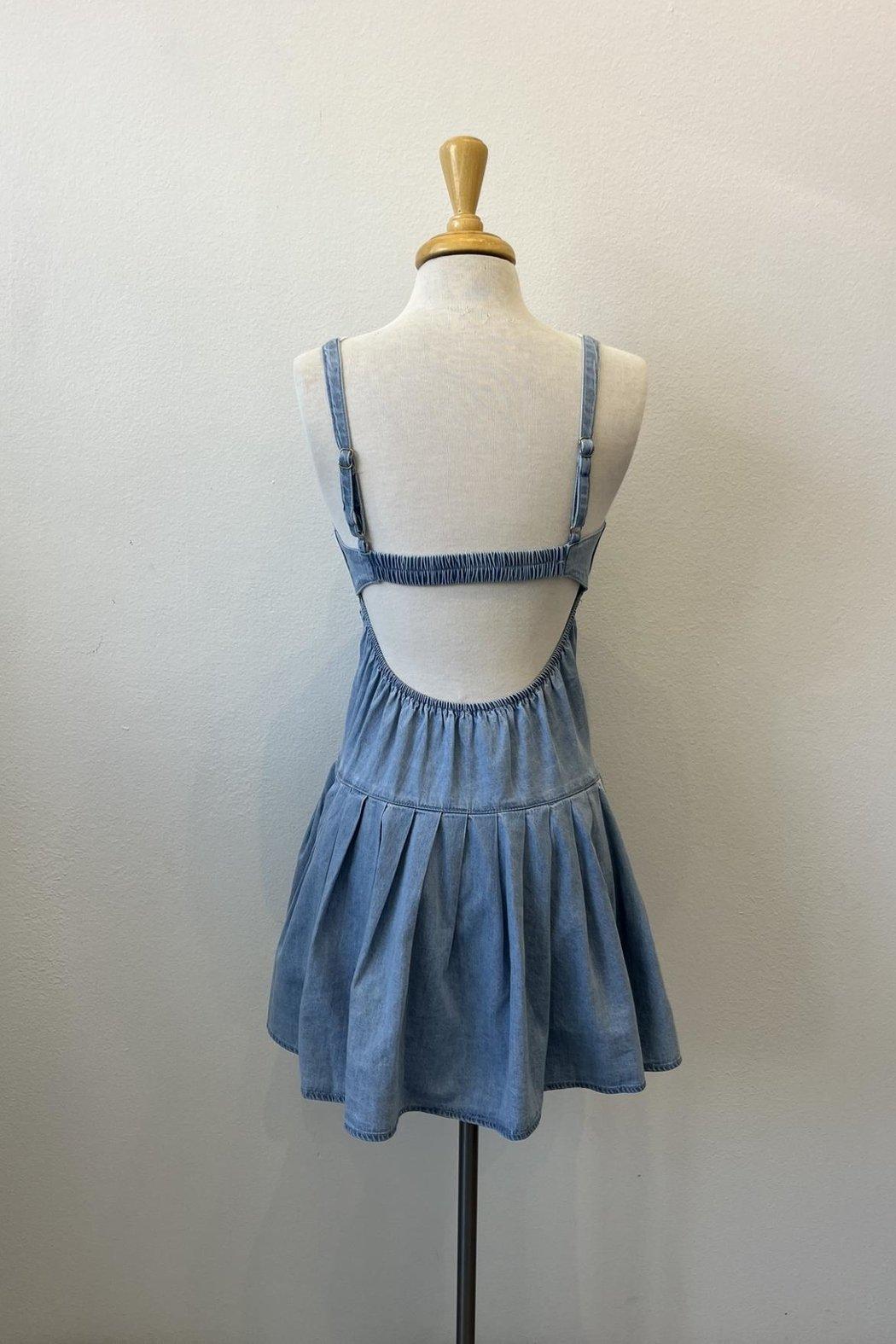 Denim Mini Dress Product Image