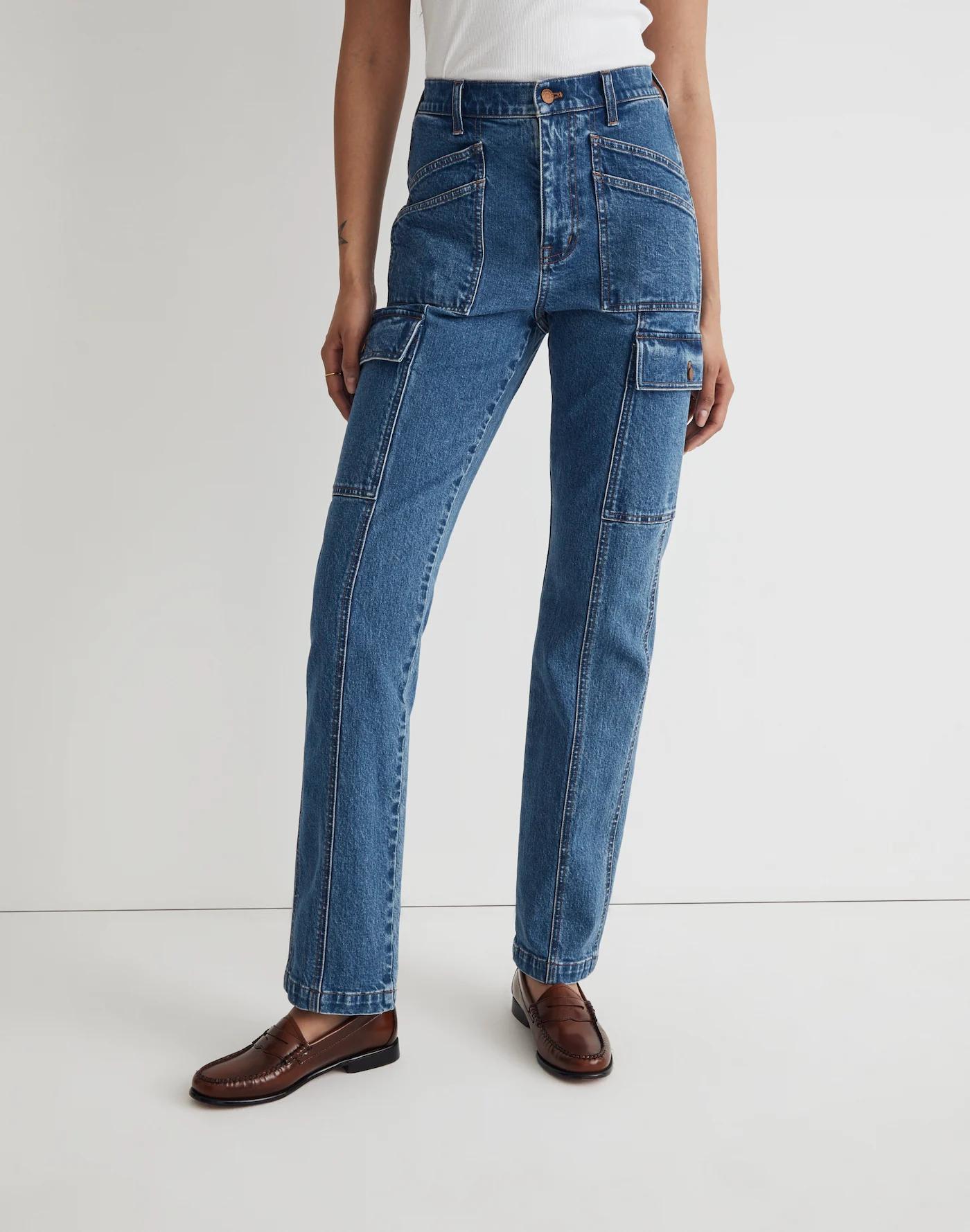 The '90s Straight Utility Jean in Densmore Wash Product Image