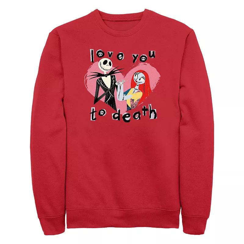 Disney's The Nightmare Before Christmas Love You To Death Men's Graphic Fleece,  Product Image