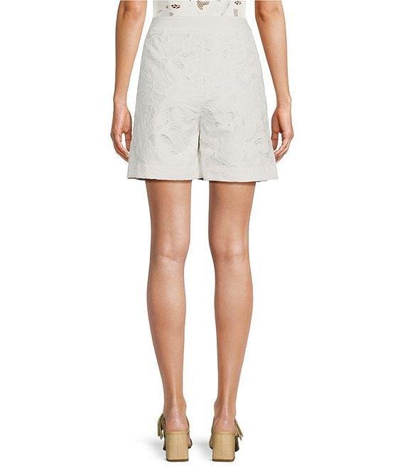 BOSS By Hugo Boss Broderie Anglaise Flat Front Shorts Product Image